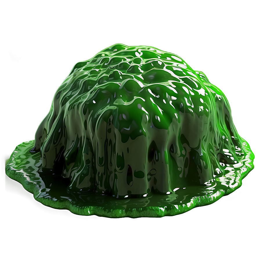 Green Slime Explosion Png Wit