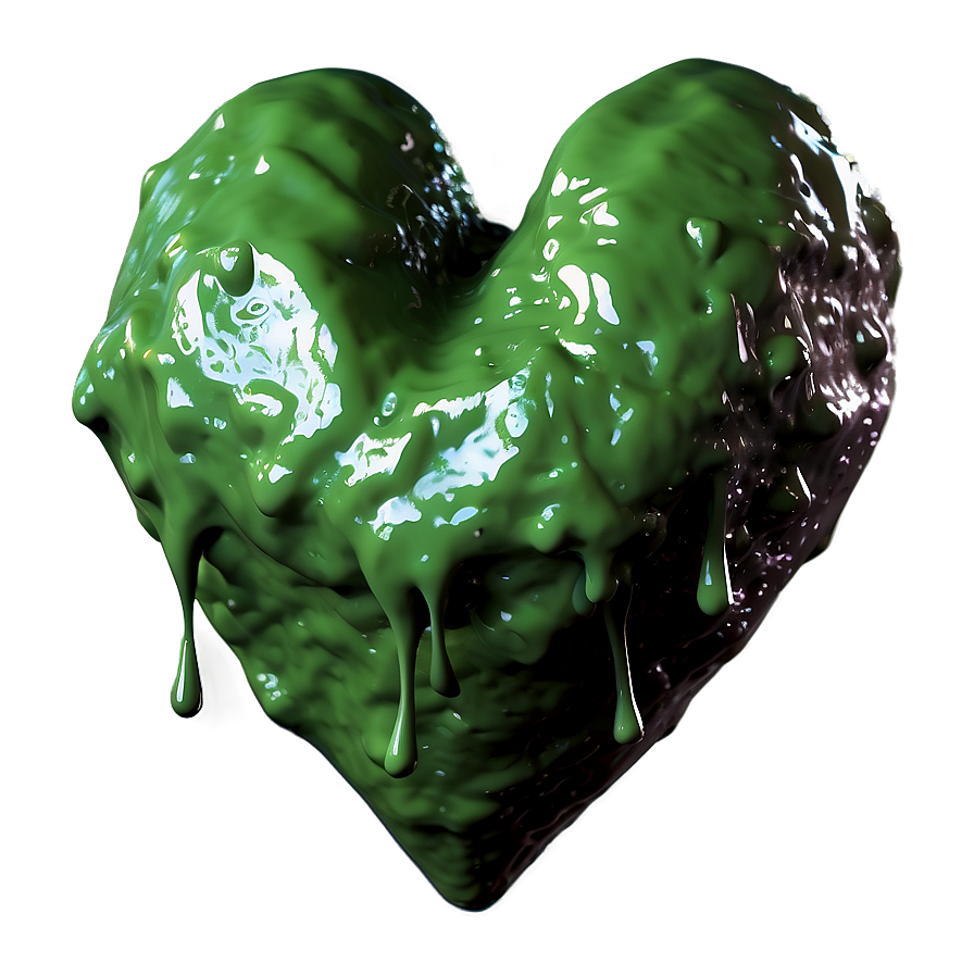 Green Slime Heart Png Wfu