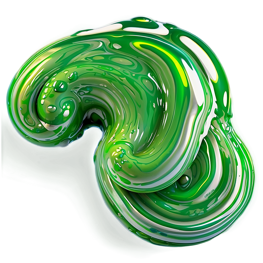 Green Slime Swirl Png 1