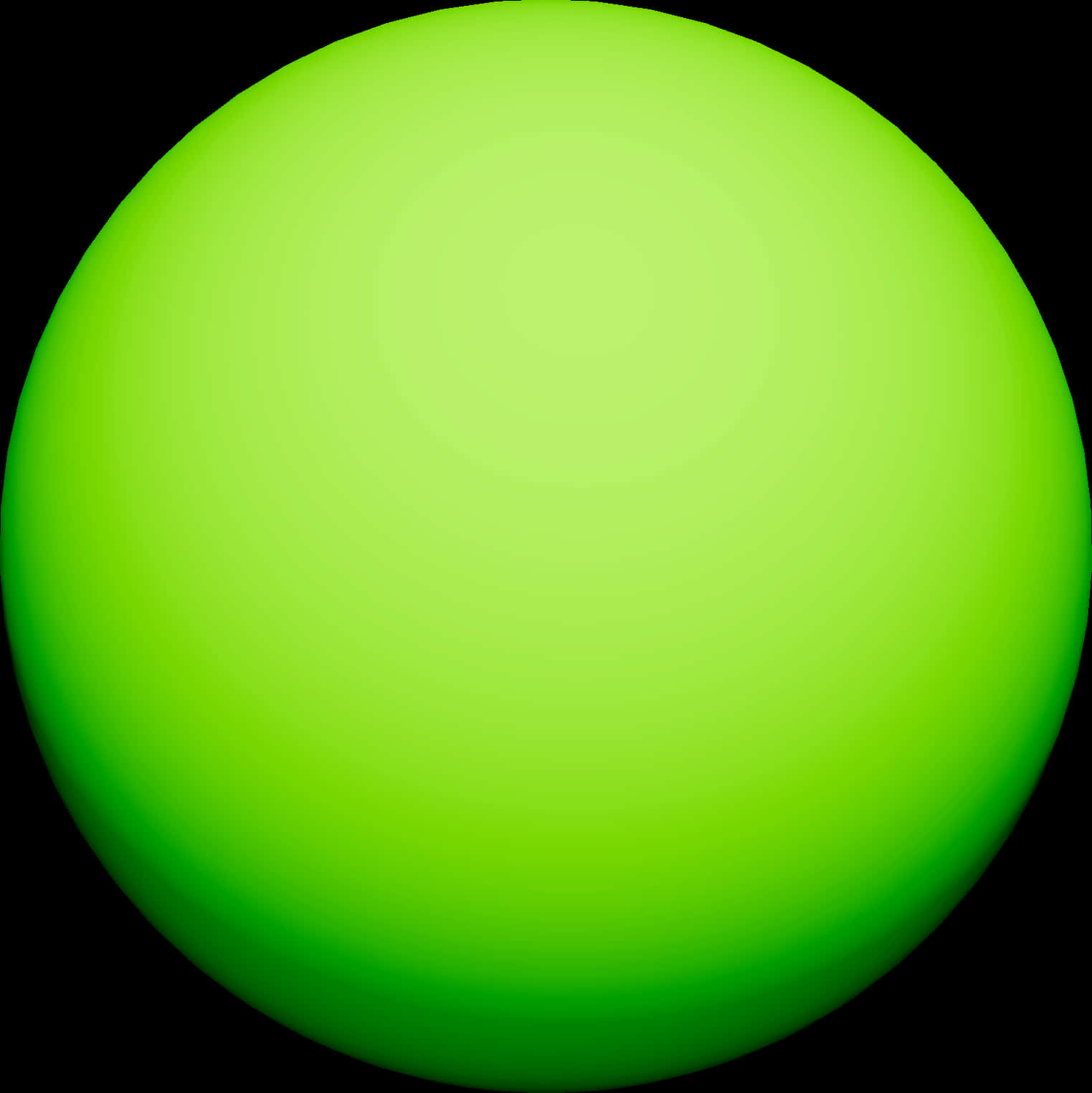 Green Sphere Gradient Background