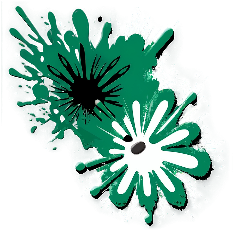 Green Splat Png 06122024