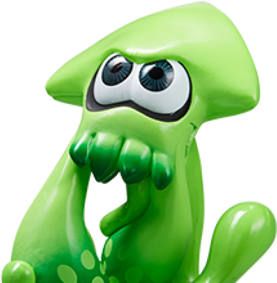 Green Squid Toy Figure