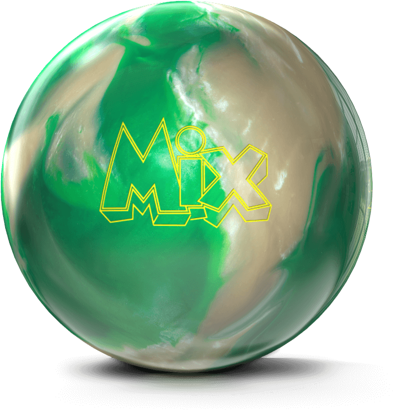 Green Swirl Bowling Ball