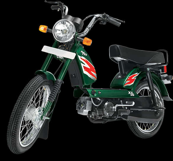 Green T V S Moped H D