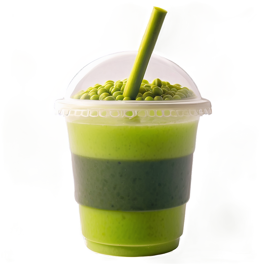 Green Tea Bubble Tea Cup Png Vsh