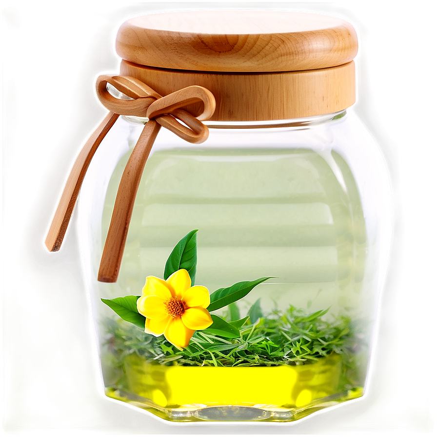 Green Tea Honey Jar Png Msa