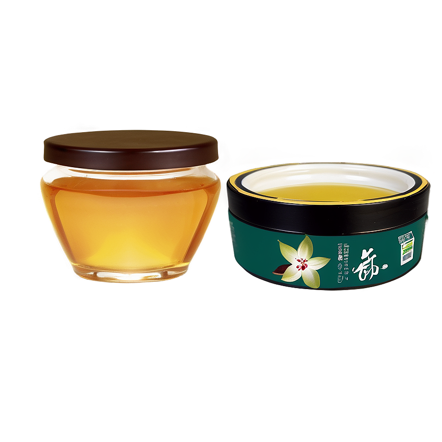 Green Tea Honey Jar Png Ucd14