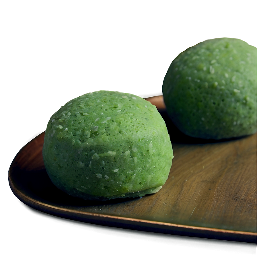 Green Tea Mochi Balls Png 36