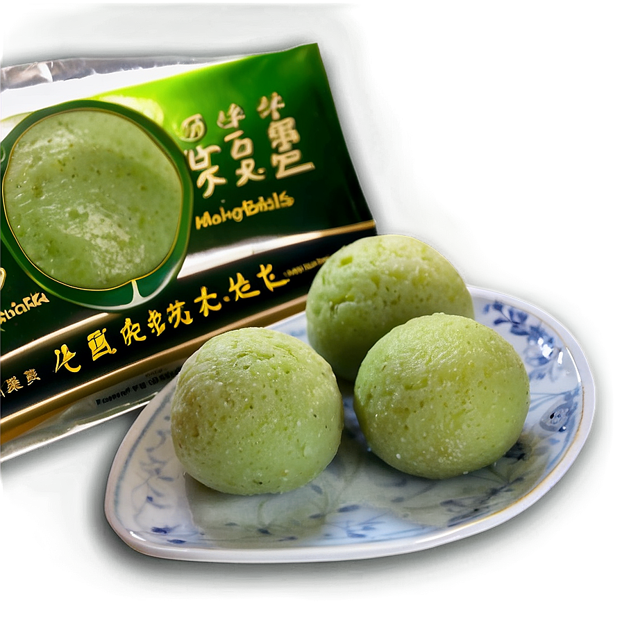 Green Tea Mochi Balls Png 75