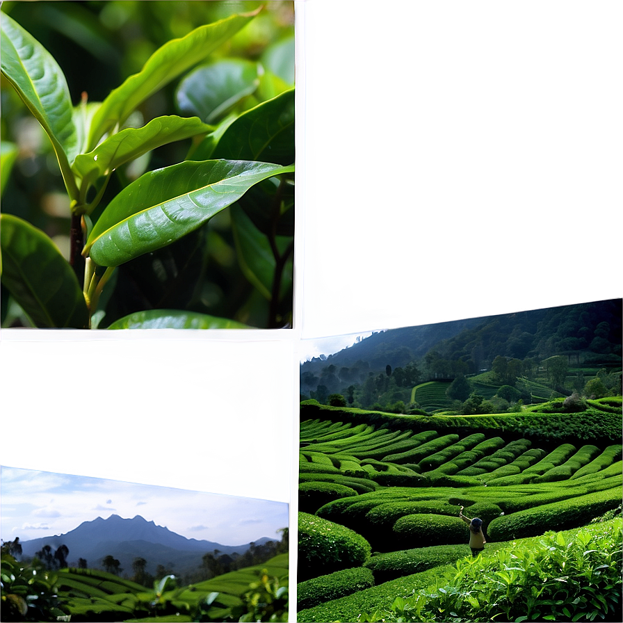 Green Tea Plantation View Png 06242024