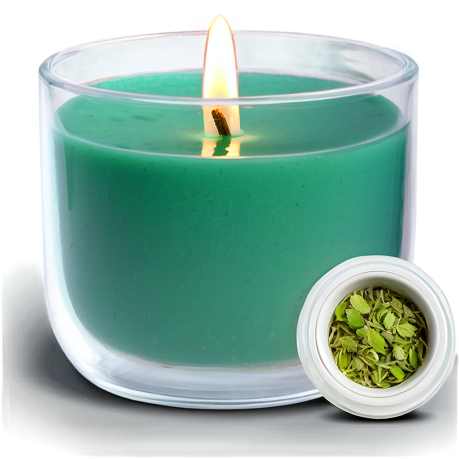 Green Tea Scented Candle Png Vxe59