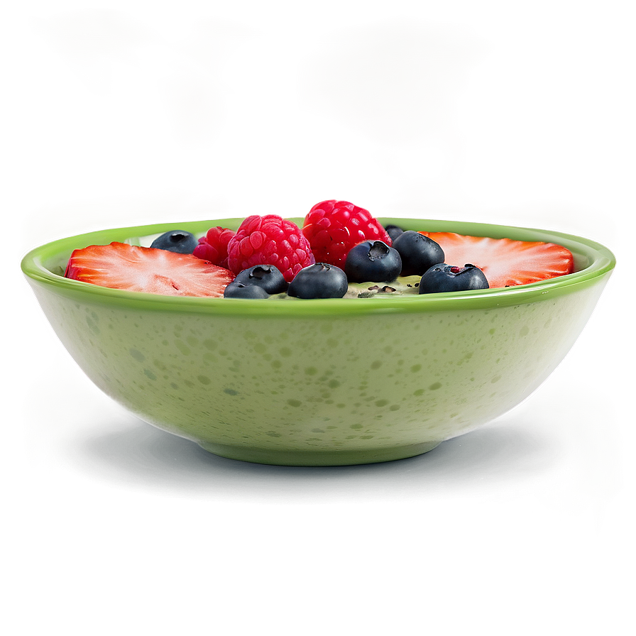 Green Tea Smoothie Bowl Png 31