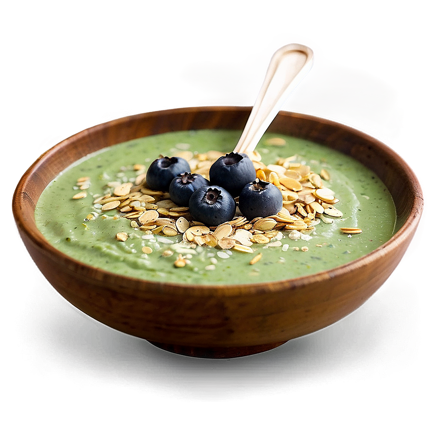 Green Tea Smoothie Bowl Png Pwh33