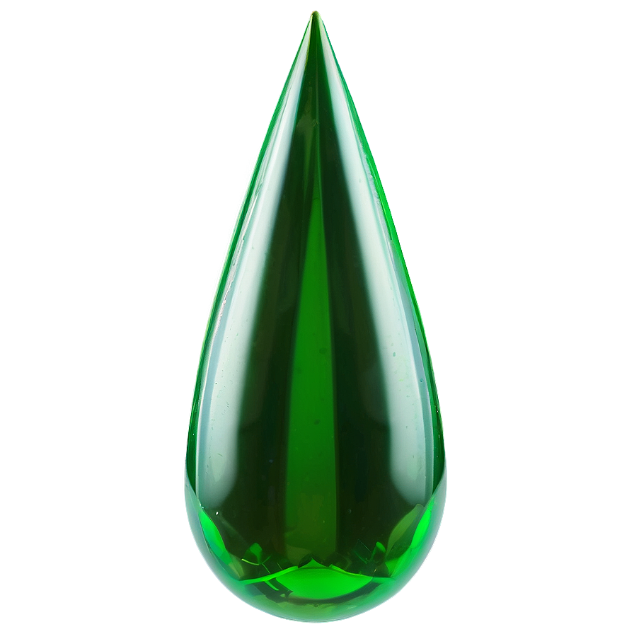 Green Teardrop Png 26