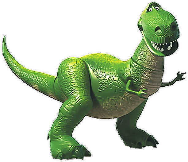 Green Toy Dinosaur Character