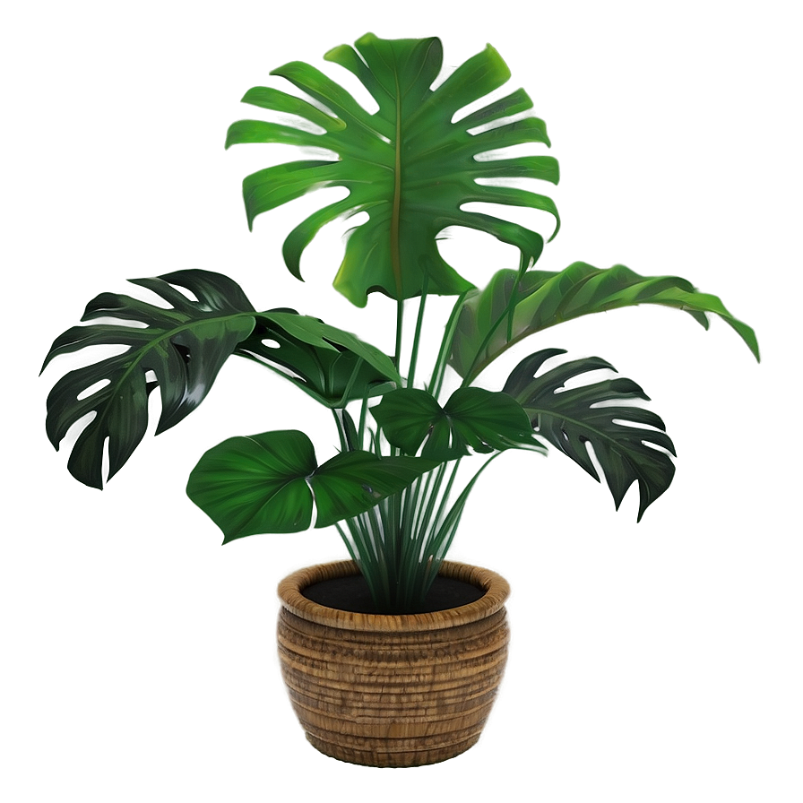 Green Tropical Plant Png Yjh28