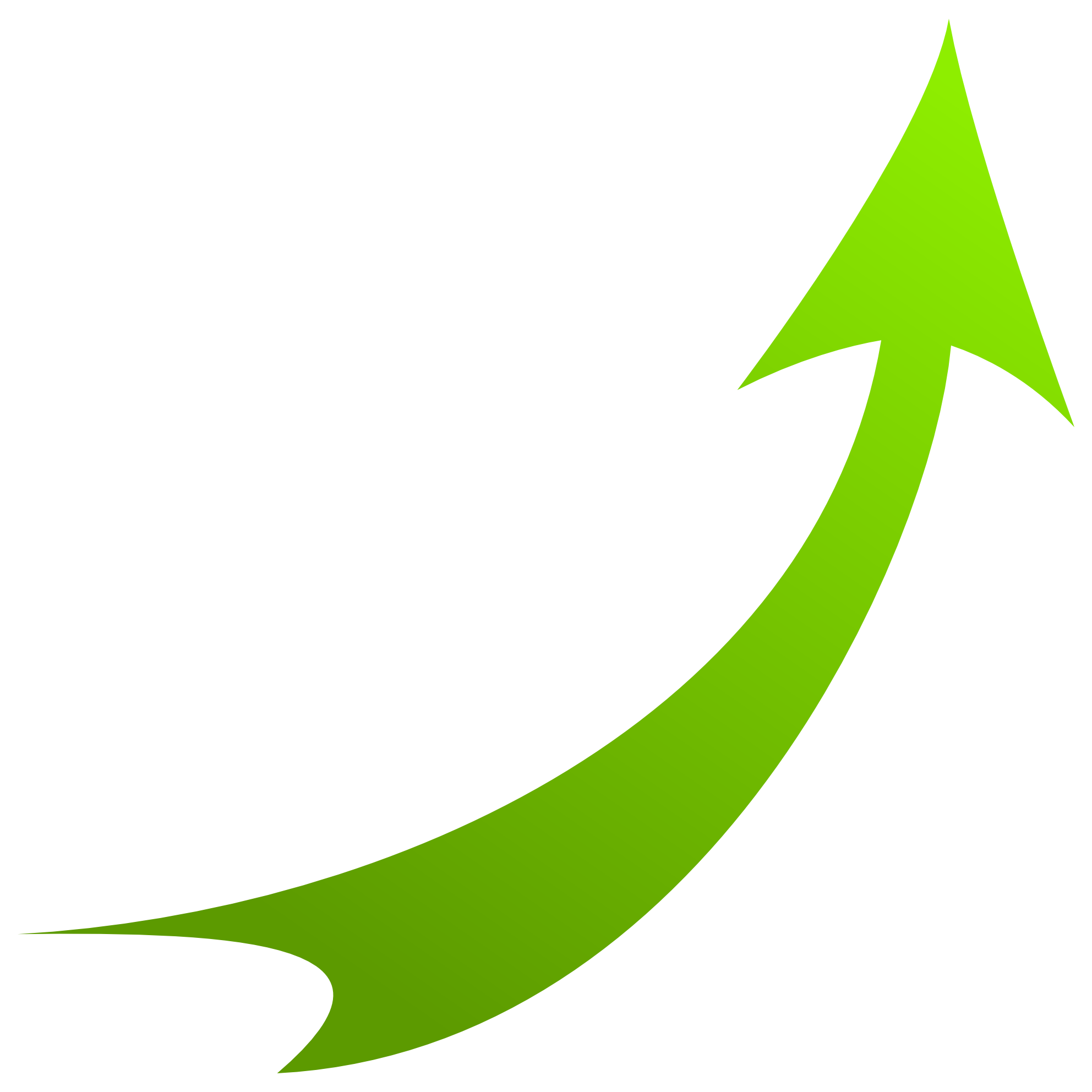 Green Upward Arrow Graphic