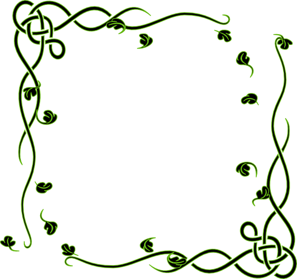 Green Vine Border Design