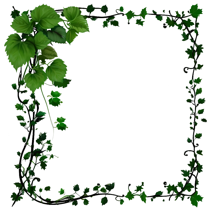 Green Vine Frame Graphic