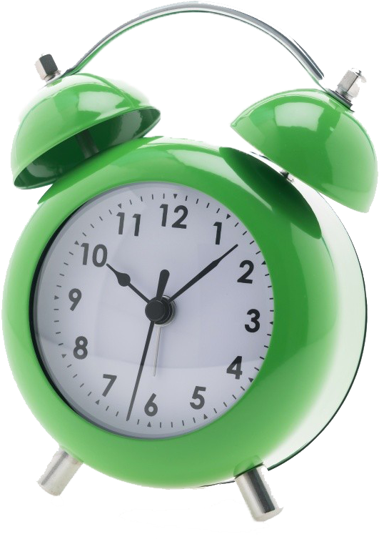 Green Vintage Alarm Clock