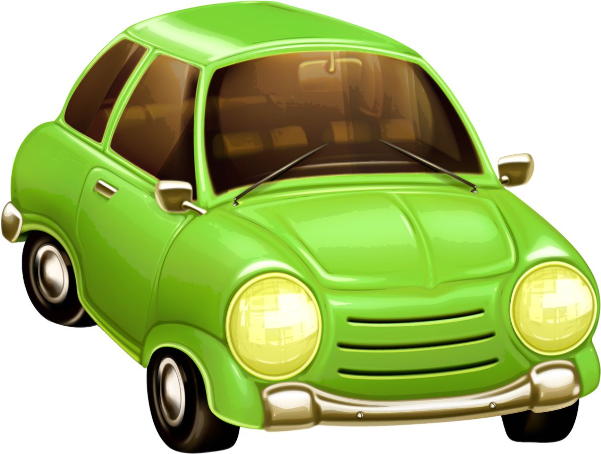 Green Vintage Car Illustration