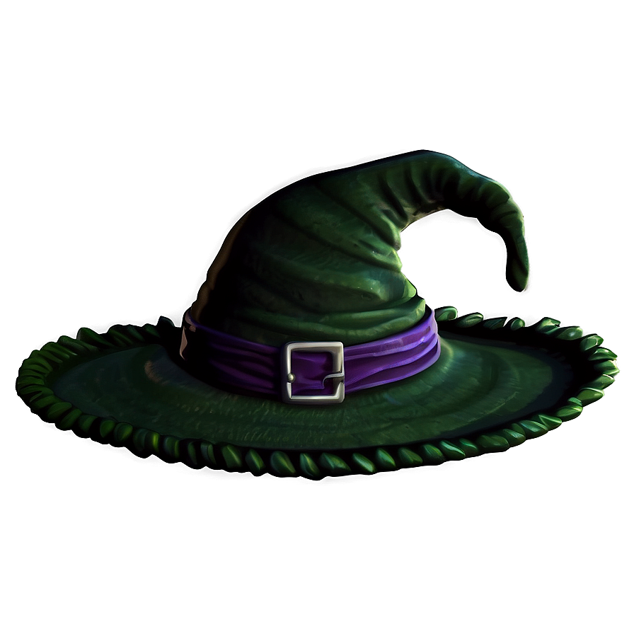 Green Witch Hat Png 05062024