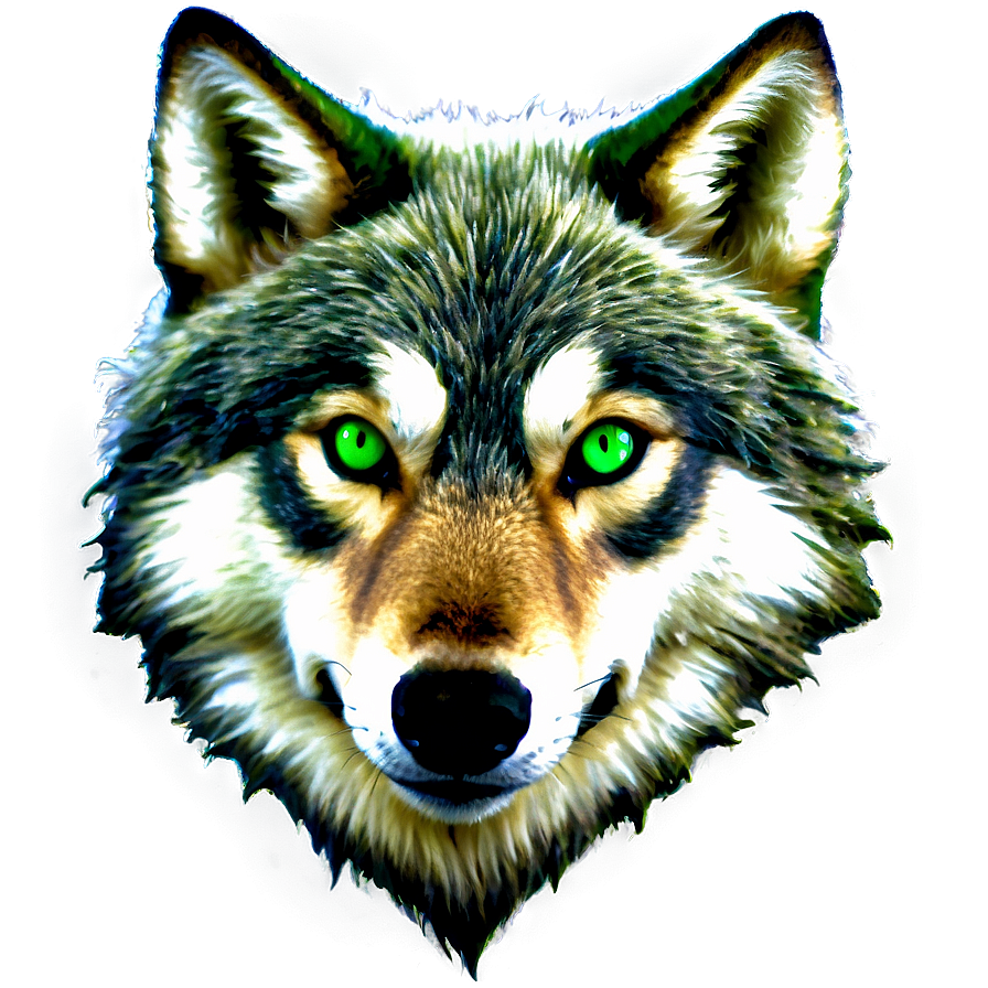 Green Wolf Eyes Png Rcx