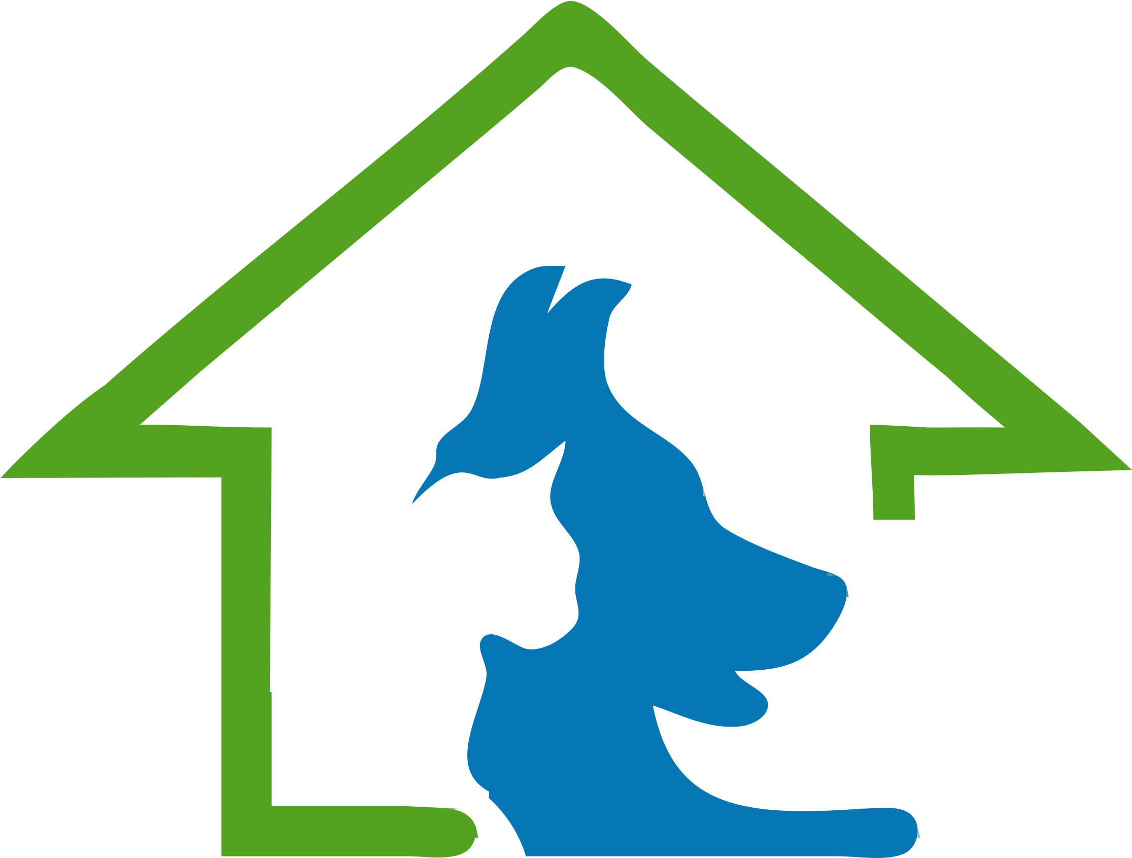 Greenand Blue House Logo