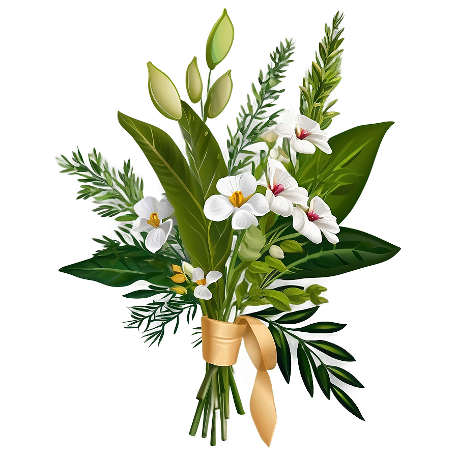 Greenery Bouquet Png 06122024