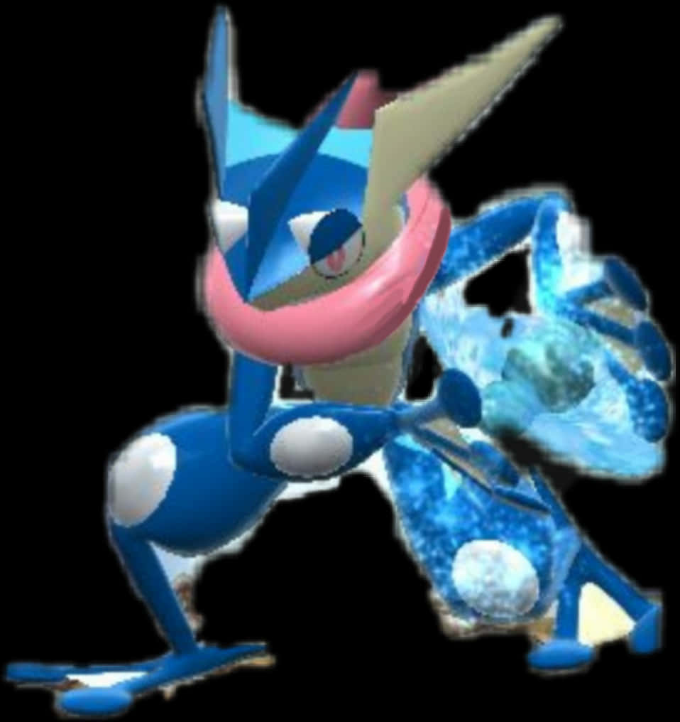 Greninja Pokemon Action Pose