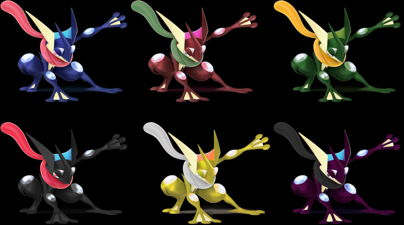 Greninja_ Variants_ Collection