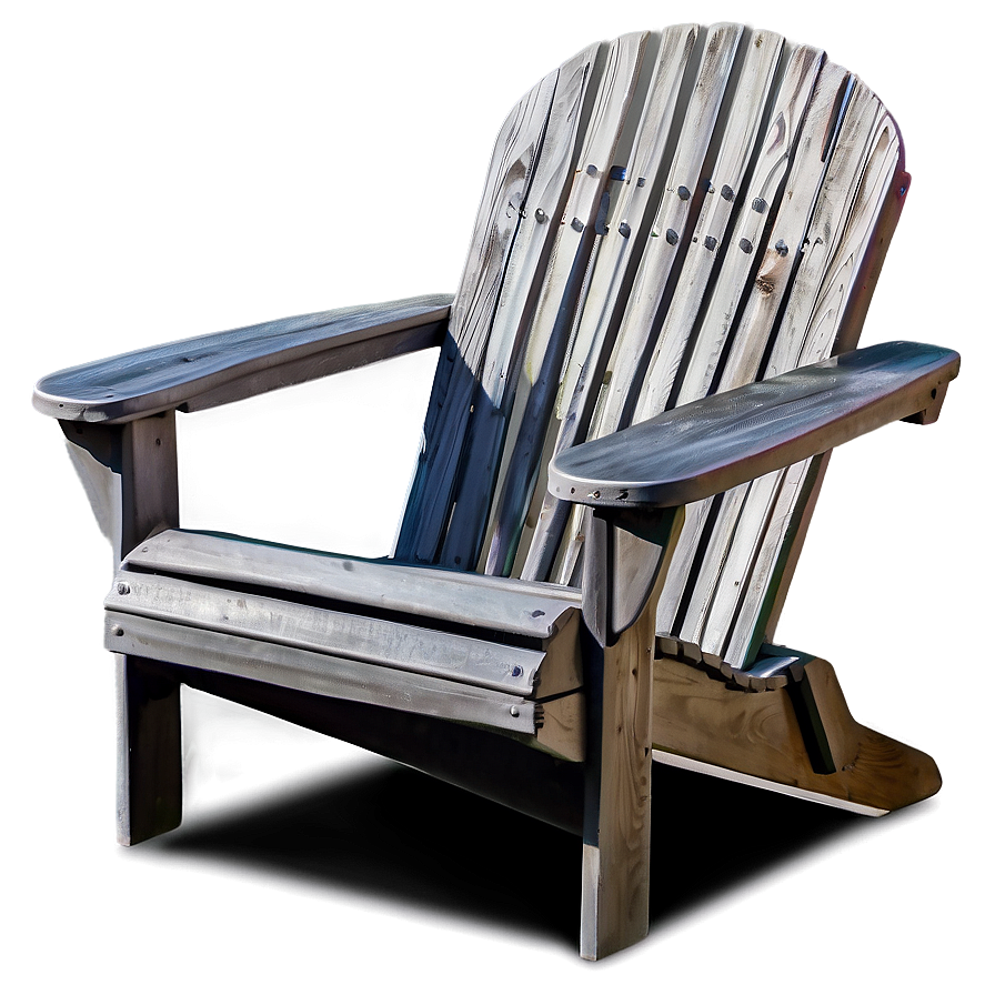 Grey Adirondack Chair Png 06292024