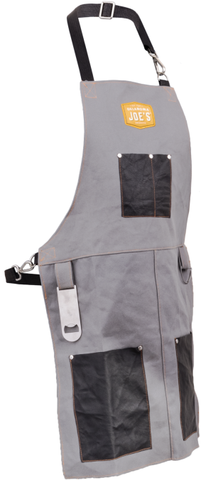 Grey Canvas Work Apronwith Pockets