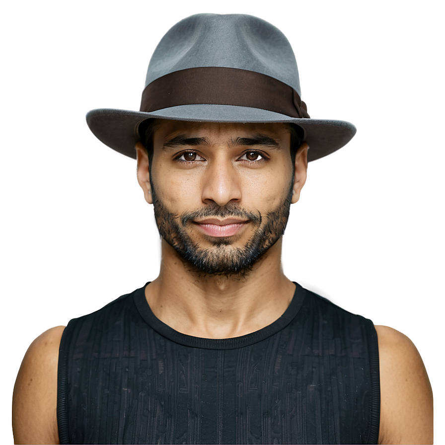 Grey Fedora Png 23