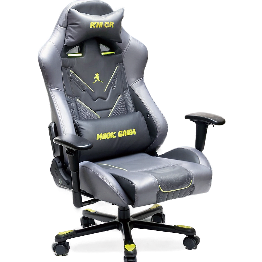 Grey Gamer Chair Png 97