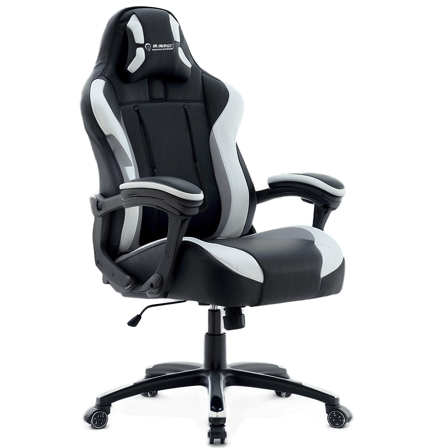 Grey Gamer Chair Png Fwu21