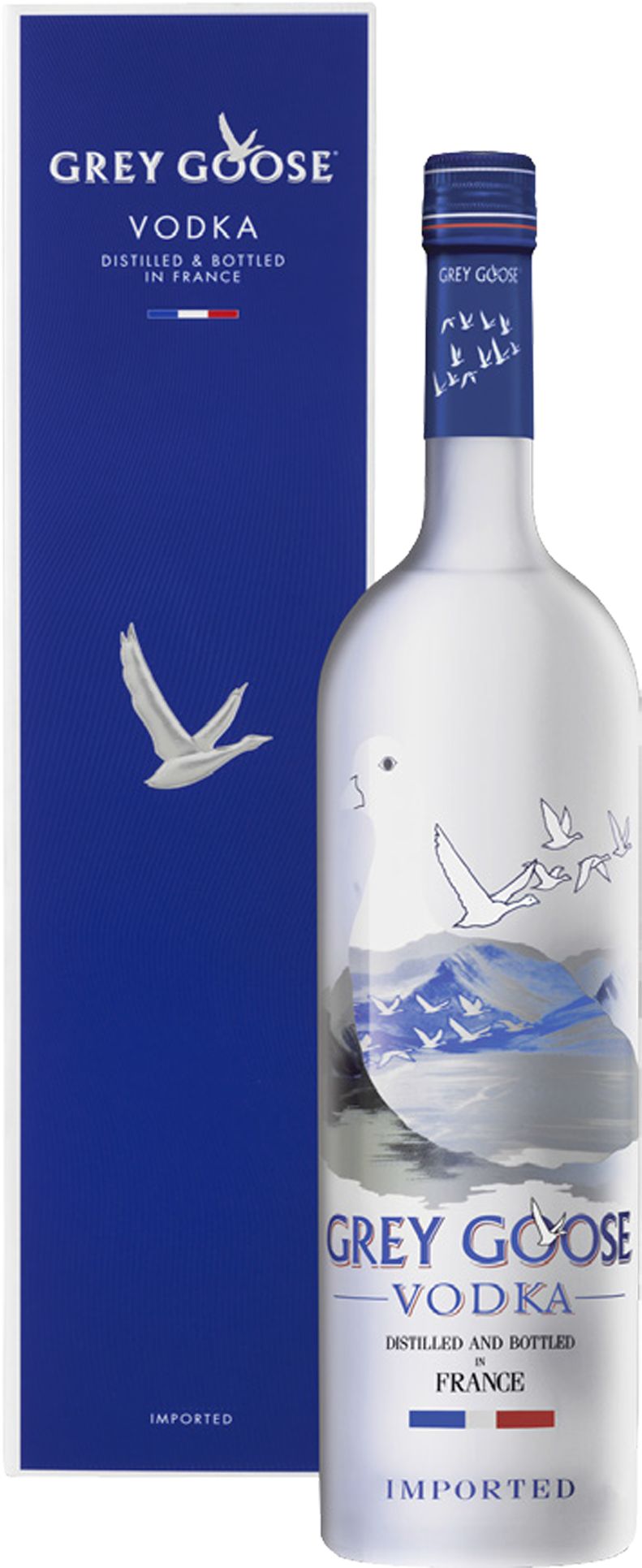 Grey Goose Vodka Bottleand Box