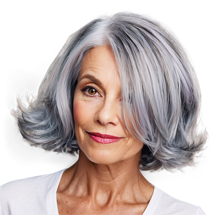 Grey Hair Brilliance Png 6