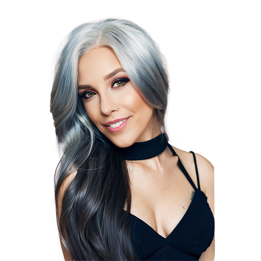 Grey Hair Glamour Png 06282024