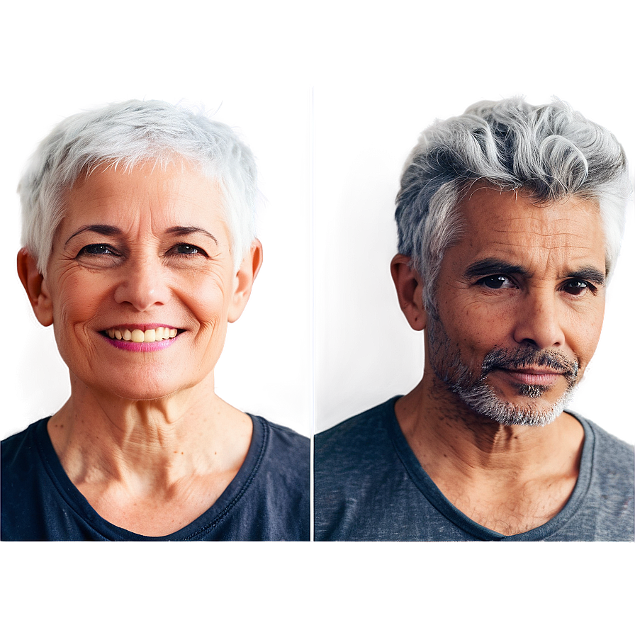 Grey Hair Journey Png 48