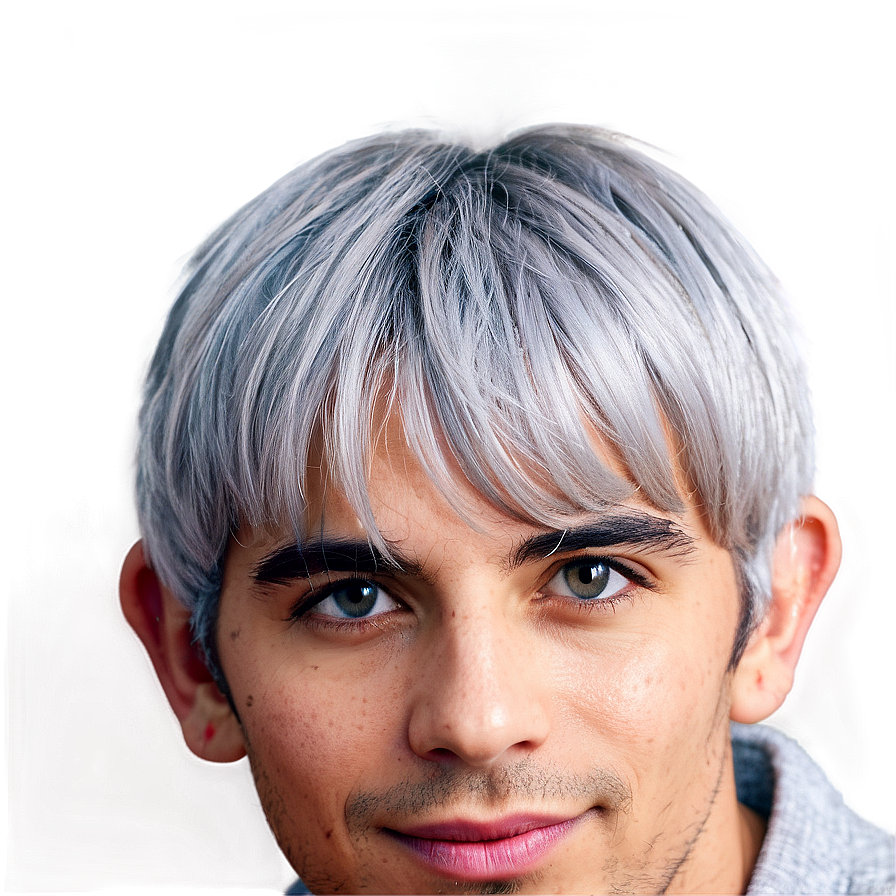 Grey Hair Style Png Nda