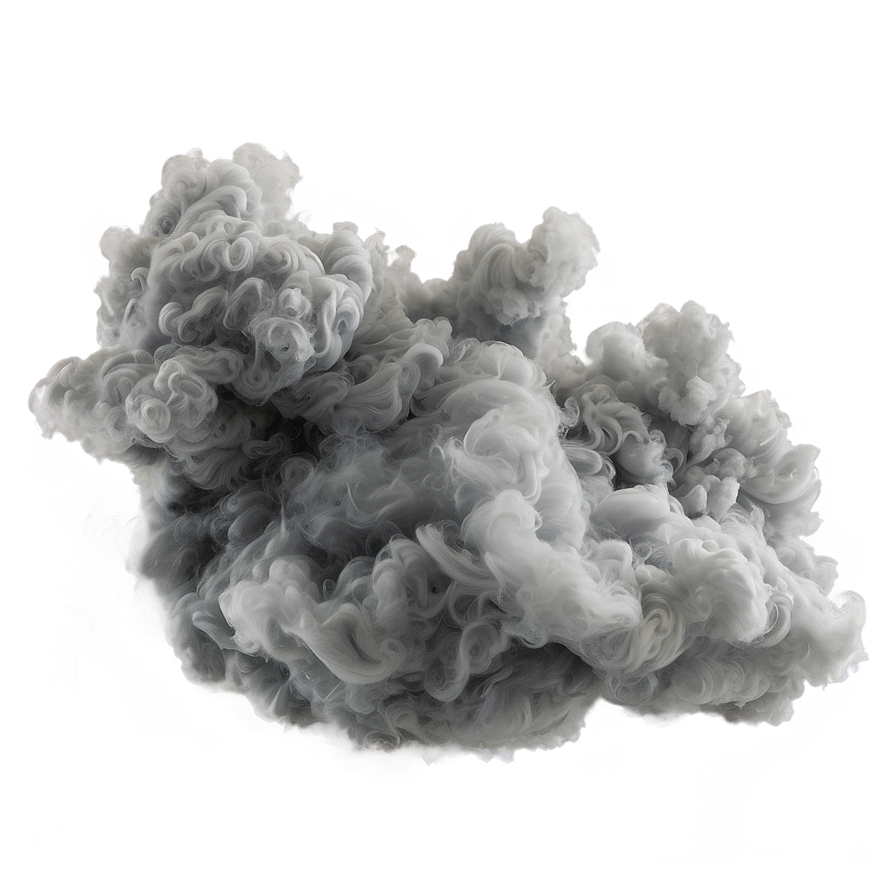 Grey Smoke Puff Png 06272024