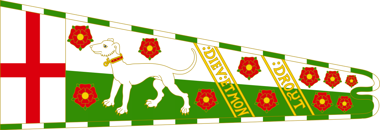 Greyhoundand Tudor Rose Banner