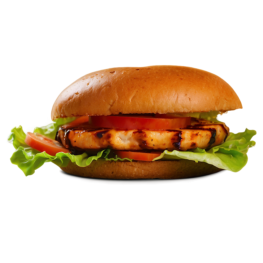 Grilled Chicken Burger Png 05042024