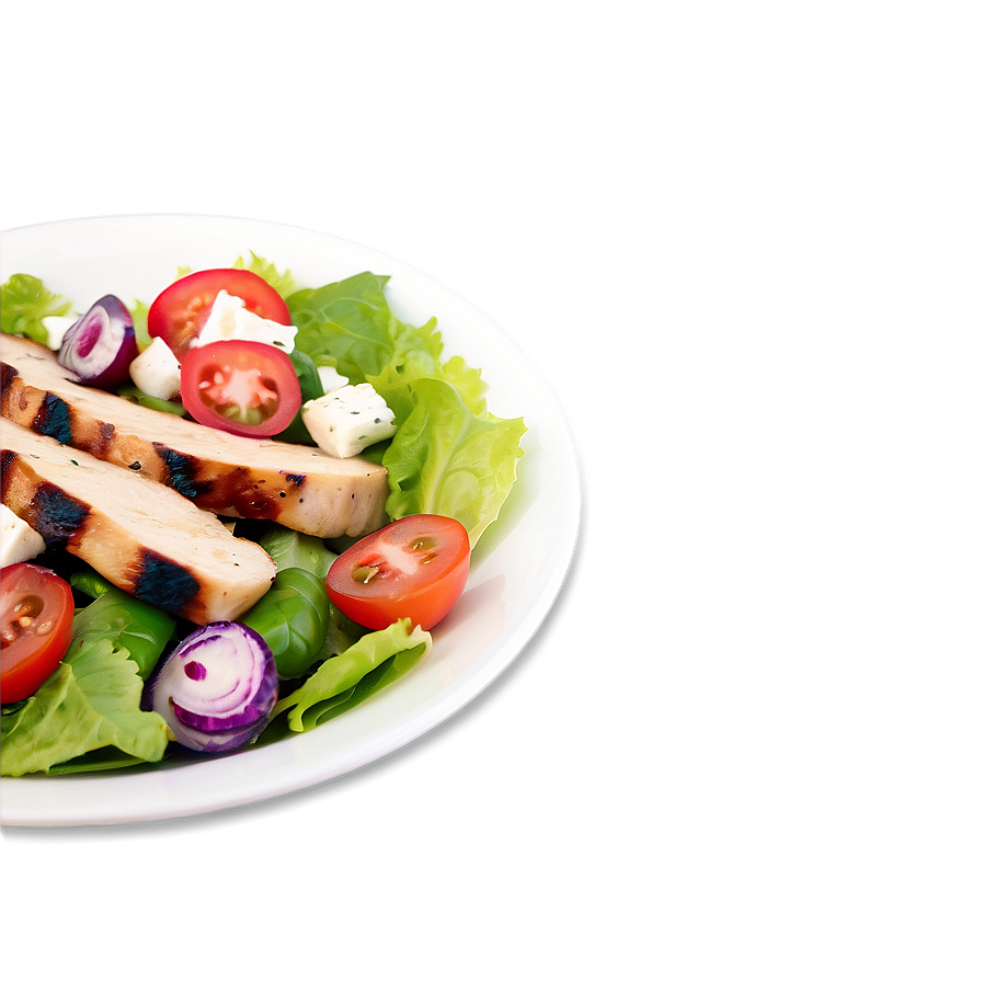 Grilled Chicken Greek Salad Png Qii7