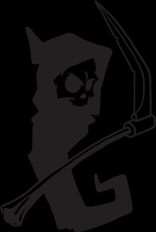 Grim Reaper Silhouette