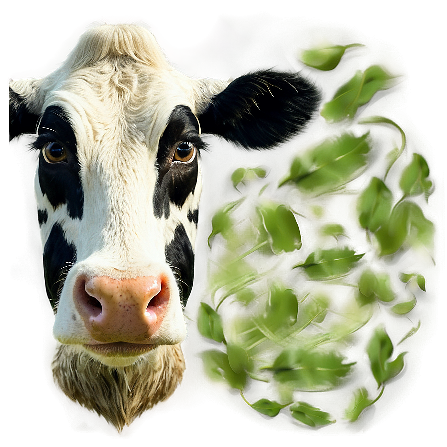 Grinning Cow Face Png 06212024