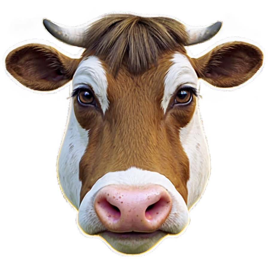 Grinning Cow Face Png 91