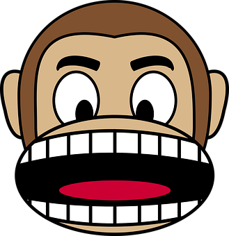 Grinning_ Monkey_ Emoji_ Vector