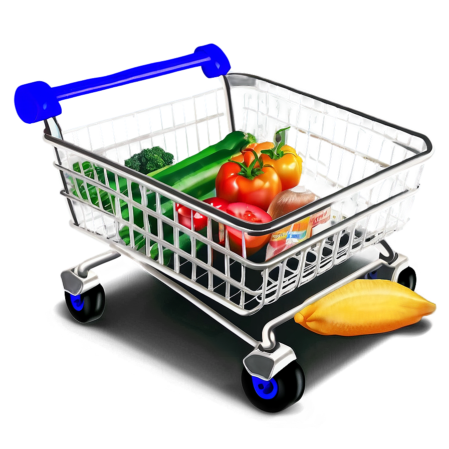 Grocery Cart Illustration Png 52